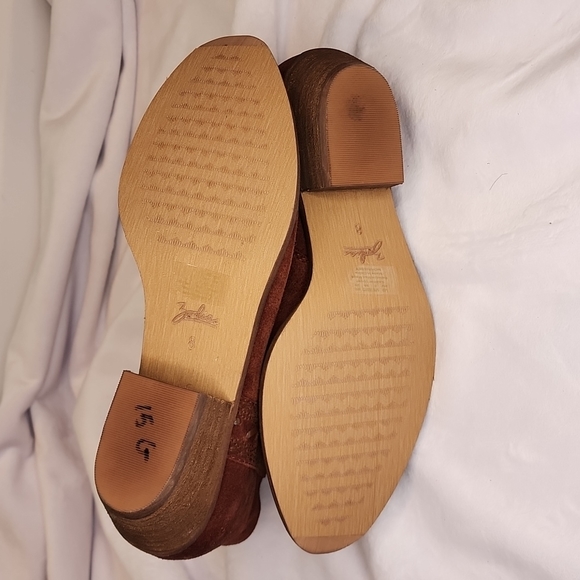 Boho Ginger Suede Ankle Boots - Picture 4 of 8